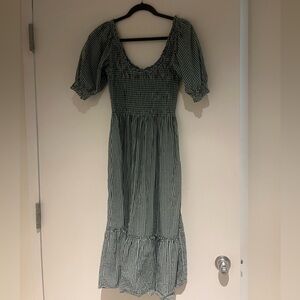 Hill House Home Green Gingham Louisa Dress